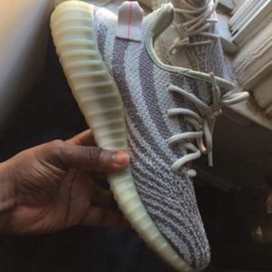 Blue tint yeezy 350 boost v2.